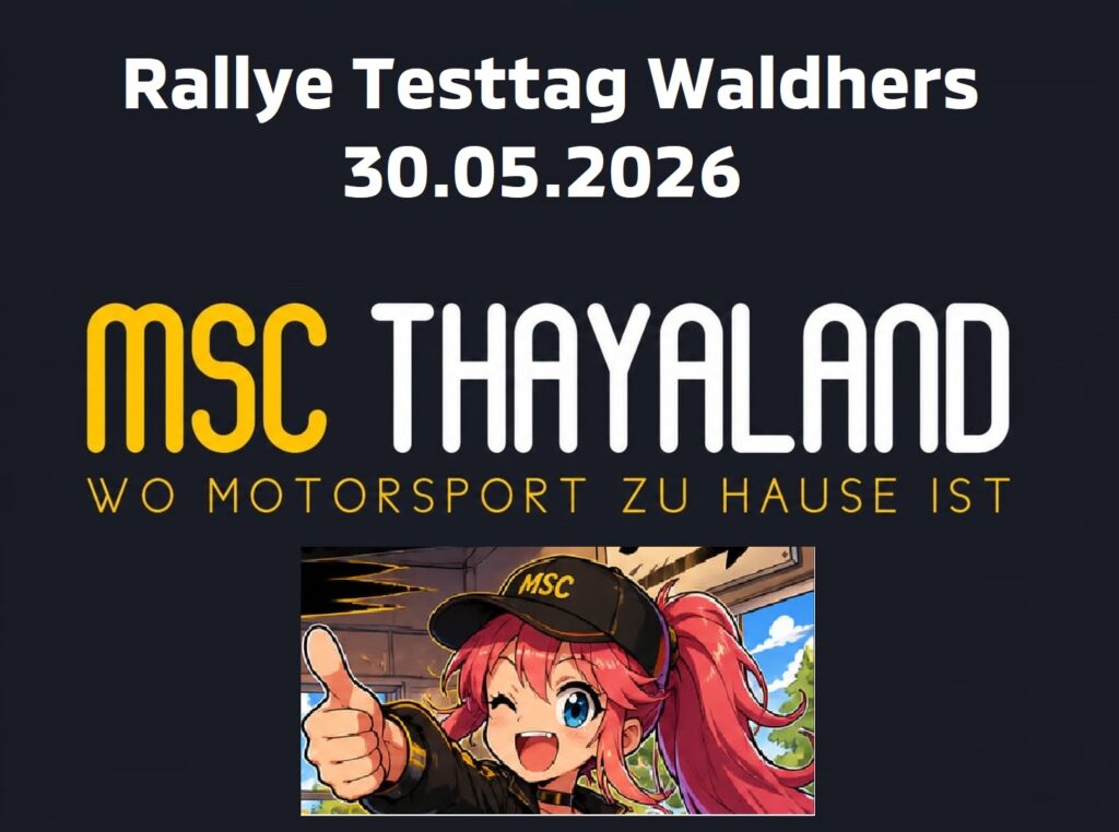 Rallye Test Tag Waldhers